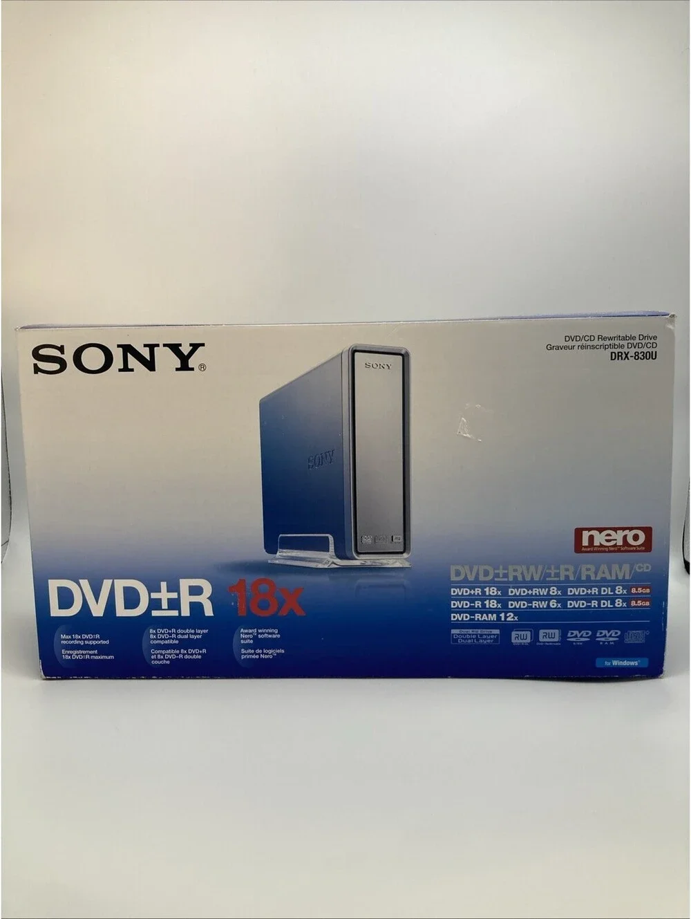 Sony DRX-830U DVD CD Rewritable Drive 18X RW 8x 8.5 GB